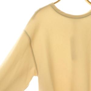 GALLARDAGALANTE 24SS バックスリットブラウスTee カットソー 長袖 F ベージュ /HK OS
