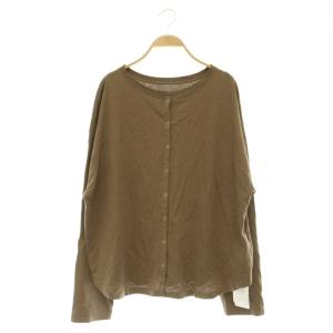 26SS HEMP COTTON リングドット3WAY カーディガン F ベージュ /MY OS