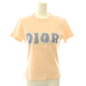ガリアーノ期 デニム プリント Tシャツ F40 ピンク