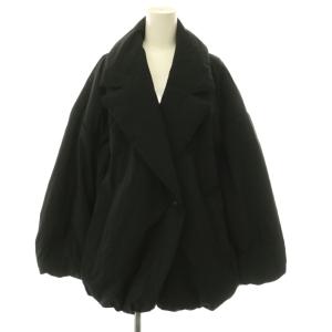 25AW ARTIROSA 撥水テイラーコクーンダウン ジャケット 38 ブラック