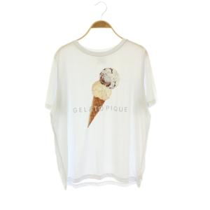 gelato pique 24AW アイスクリームワンポイントTシャツ ロングパンツ セット ルームウェア F アイスブルー マルチカラー