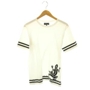 プリントTシャツ カットソー 半袖 L ホワイト /HK OS