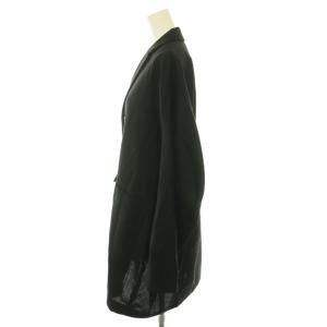 ENFOLD HighTwist Weave BOX JACKET 36 ブラック