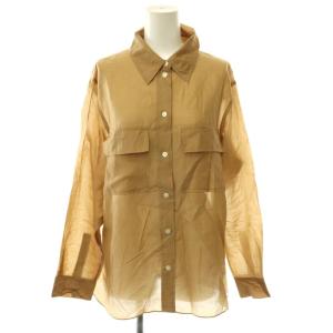 25AW Tori Ranny Shirt シャツ 長袖 40 キャメル /HK OS