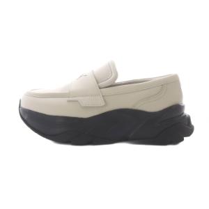PUMA LOAFYR WNS ローファー シューズ 22.5cm アイボリー 397730-02 厚底 /RI