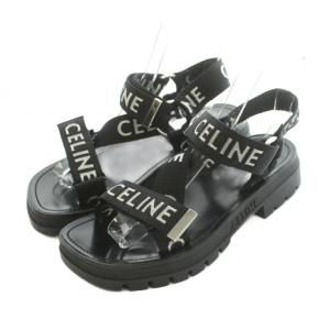 LEO STRAPPY SANDAL 39 ブラック