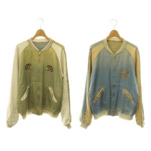 STAMMBAUM ジャケット リバーシブル アパルトモン取扱い M ライトブルー イエロー