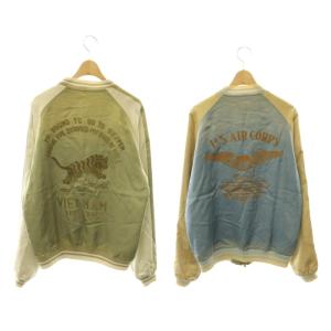 STAMMBAUM ジャケット リバーシブル アパルトモン取扱い M ライトブルー イエロー
