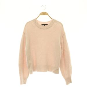 25AW カシミヤブレンドVネックニット セーター 長袖 38 ライトピンク /DO OS