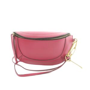 PETITE MARO ミニバッグ 2WAY ショルダーバッグ クラッチ レザー TU ピンク /MI