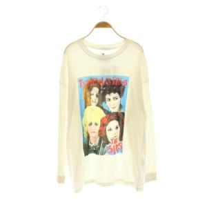 ×ザスリッツ The Slits 長袖 Tシャツ カットソー フォトプリント F 白 マルチカラー /CX