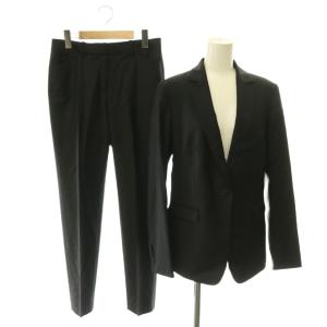 24SS EXECUTIVE HASIE テーパードパンツ ウール 38 36 ネイビー