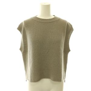 wool lily vest ベスト ウール ニット プルオーバー M グレージュ /HS OS