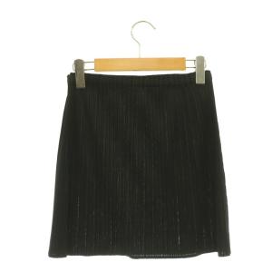PLEATS PLEASE ISSEY MIYAKE ミニスカート プリーツ 台形 F ブラック /HK OS