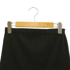 PLEATS PLEASE ISSEY MIYAKE ミニスカート プリーツ 台形 F ブラック /HK OS
