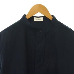 THE RERACS THERERACS ザリラクス L/Sスタンドカラーシャツ カラーシャツ 長袖 48 紺 ネイビー /HS OS SH