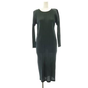 イッセイミヤケ 24AW プリーツワンピース 2 グレー PP43JH165