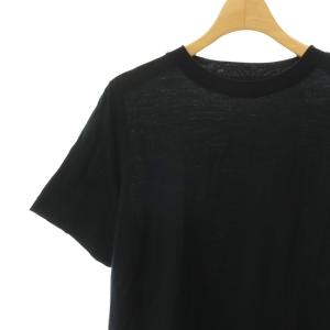 MUSE de Deuxieme Classe 26SS Prime wool jersey Tシャツ カットソー 半袖 ブラック /HK OS