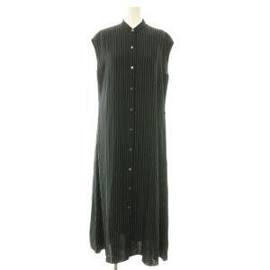 26SS Washed Stripe 2WAY ラップワンピース ストライプ柄
