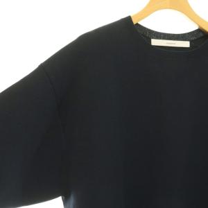 Framework 26SS ウォッシャブルスムースプルオーバー ニット カットソー 七分袖 紺 ネイビー /HS OS