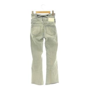 GYDA 26SS 【TINY】ハイウエストBACKクロスフレアパンツ デニム ジーンズ XS ライトインディゴ