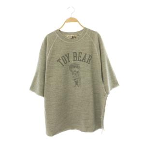ハグオーワー HUG O WaR 25SS TOY BEAR ヴィンテージ加工 天竺ラグランスリーブTシャツ
