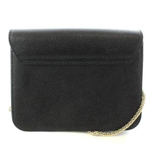 FURLA メトロポリス ショルダーバッグ ポシェット ミニ チェーン 黒