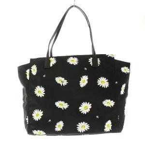 kate spade new york トートバッグ ハンドバッグ ナイロン 花柄 ブラック