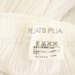 PLEATS PLEASE ISSEY MIYAKE イッセイミヤケ プリーツパンツ イージー フレア 2 ホワイト
