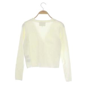 Chesty 17AW カーディガン パール装飾 F ホワイト