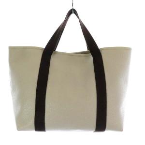 Hervé Chapelier 605GP トートバッグ コーテッドキャンバス グレー