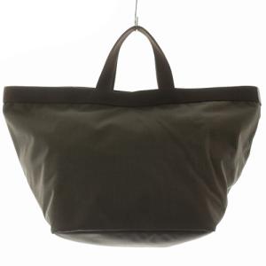 Hervé Chapelier コーデュラ舟型トートL ハンドバッグ 茶