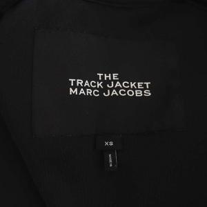MARC JACOBS 19年製 トラックジャケット ジャージ ライン ロゴ ジップアップ XS 黒 白 紫 ブラック ホワイト パープル