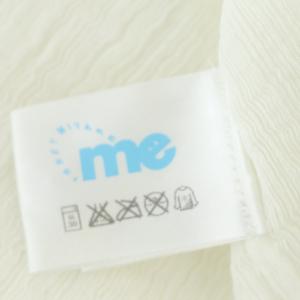 me ISSEY MIYAKE シャツ 長袖 ストレッチ シアー ホワイト