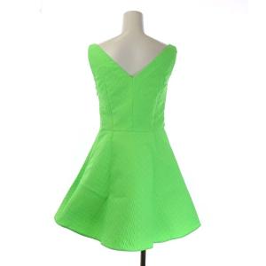 PRADA 18SS ノースリーブワンピース 38 ライムグリーン