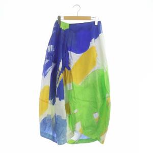 20SS Summer Paint Brush Deformation スカート 38 マルチカラー