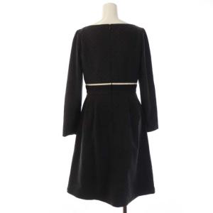 TOCCA 19AW 洗える RIBBON DANCE PRINT リボンダンスプリント ドレス ハートネック