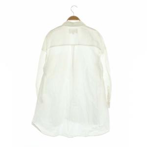 ENFOLD タイプライタースキッパーシャツ プルオーバー 長袖 38 白 ホワイト