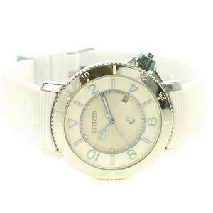 CITIZEN クロスシー XC 腕時計 エコドライブ ソーラー ホワイト E011-T017029