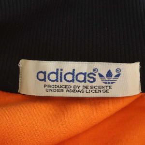 adidas Originals ヴィンテージ 70S 80S トラックジャケット デサント製 オレンジ ブラック