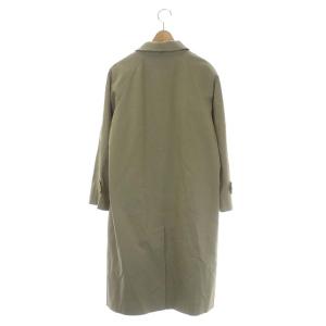 Aquascutum ステンカラーコート ロング 比翼仕立て ライナー付き 9 カーキベージュ