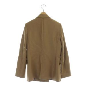 ANAYI 21AW ツイルジャージ ダブル ボタン ジャケット テーラード 総裏地 金ボタン 36 ベージュ