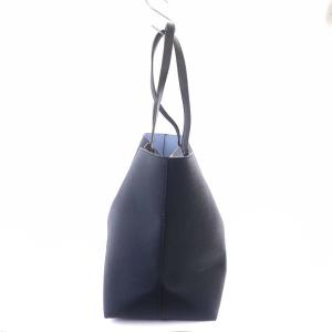 MICHAEL KORS トートバッグ ハンドバッグ レザー 紺 ネイビー