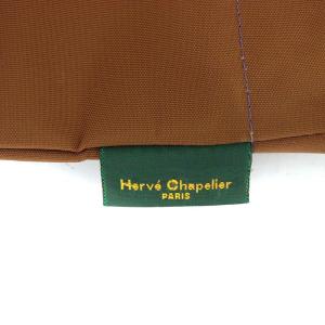 Hervé Chapelier 舟形トートバッグM 1027N ナイロン ブラウン パープル