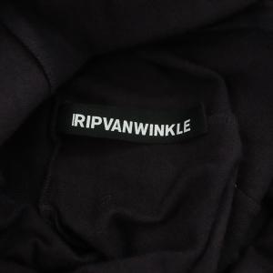 RIPVANWINKLE 21AW ドルマン タートル ジャージー ニット セーター 長袖 ウール 3 パープル