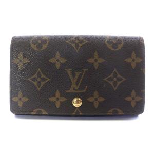 M61730 モノグラム ポルトモネ ビエ トレゾール 財布 二つ折り ブラウン