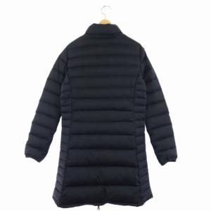 DUVETICA ESTERNO AUBER ダウンコート ジップアップ スタンドカラー ミディアム丈 44 紺 ネイビー