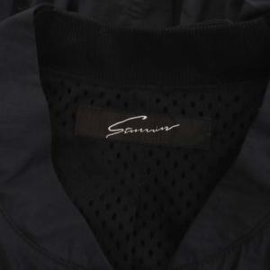 STUNNING LURE ライトロングブルゾン スプリングコート 薄手 ロング ジップアップ S 黒 ブラック