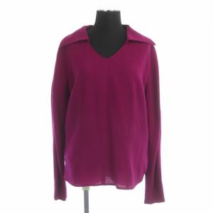 EPOCA セットアップ ブラウス 長袖 プルオーバー フレアスカート ロング ウール 40 ピンク