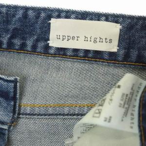 upper hights Spick and Span取扱 22SS THE H-RISE STELLA パンツ デニム ジーンズ テーパード USED加工